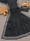 MS Manzar Bollywood Malai Satin Designer Party Wear Sarees Wholesale Market In Surat
